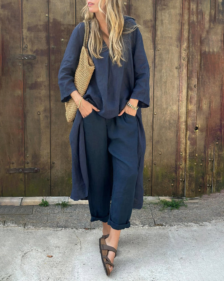 Brielle | Casual Summer Set with Lightweight Top and Matching Bottoms