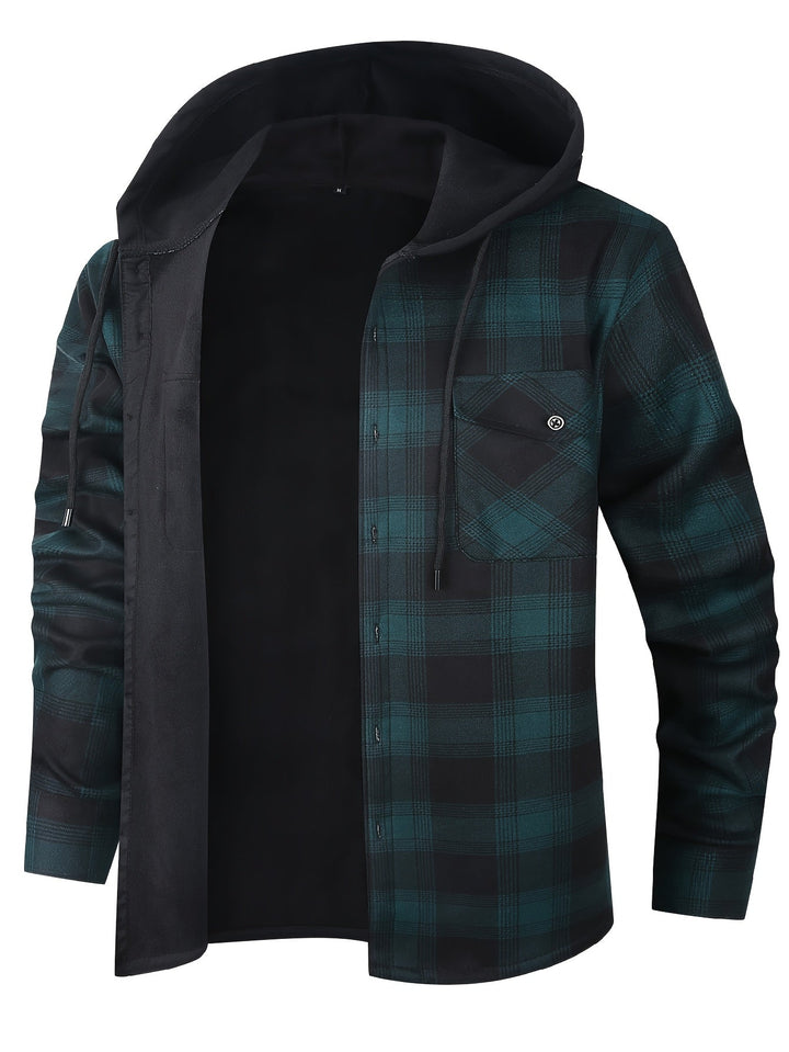 Desmond | Quilted Checkered Shirt Jacket