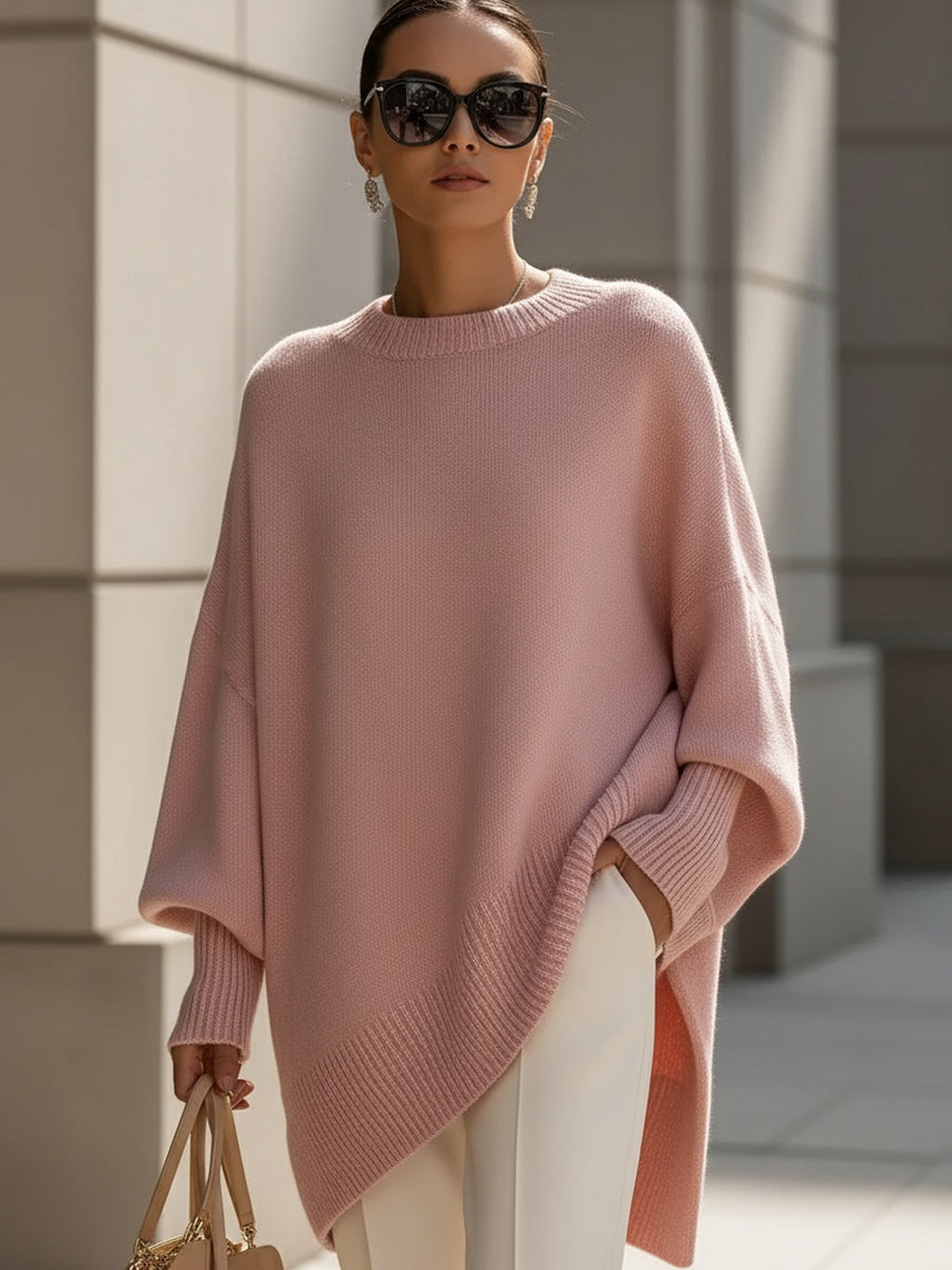 AVA – ASYMMETRICAL OVERSIZED SWEATER