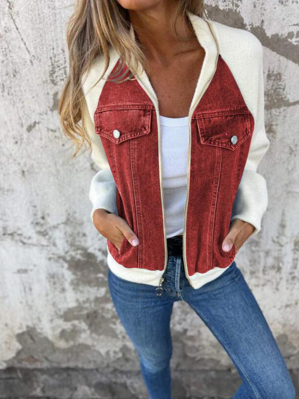 Liora | Lightweight Cotton Zip Jacket