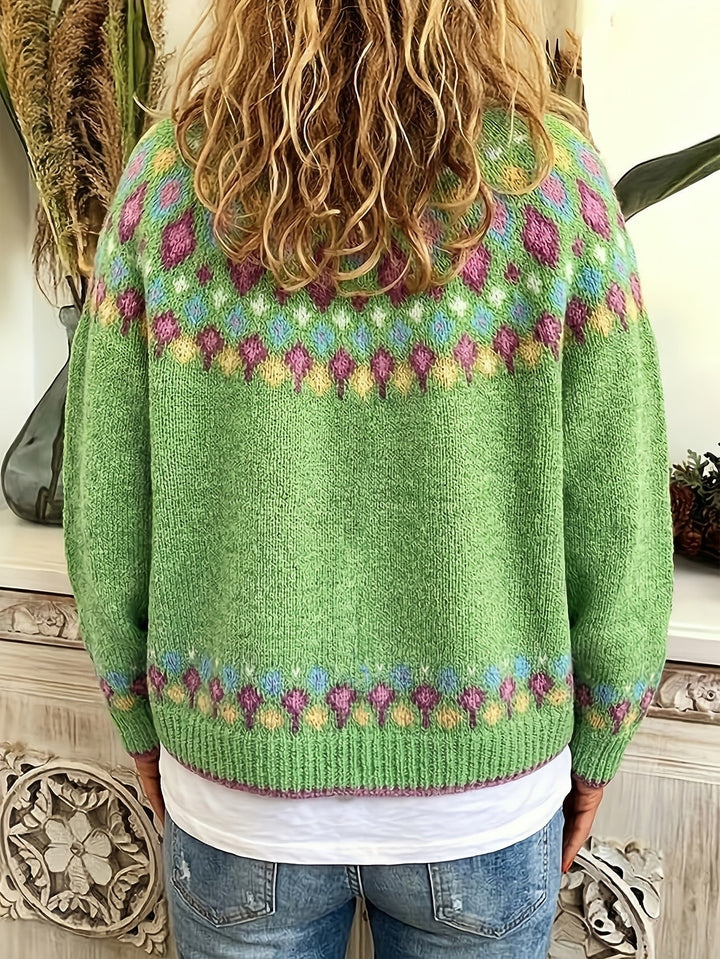 Esme | Nordic Printed Cardigan