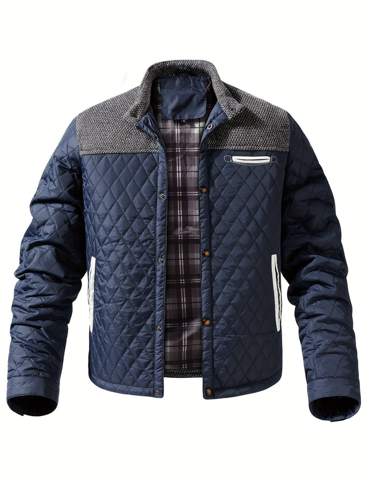 Gideon | Quilted Stand Collar Jacket