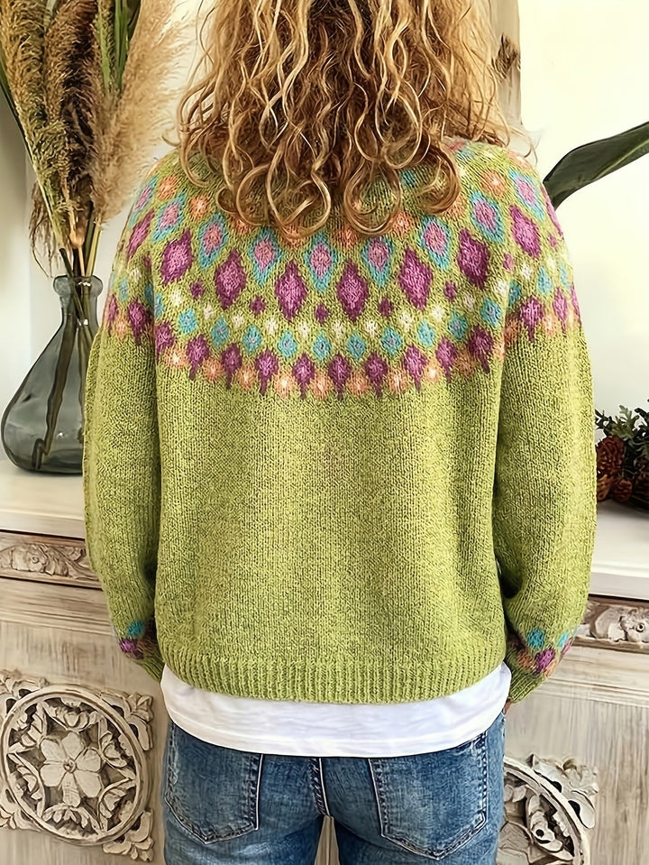 Esme | Nordic Printed Cardigan