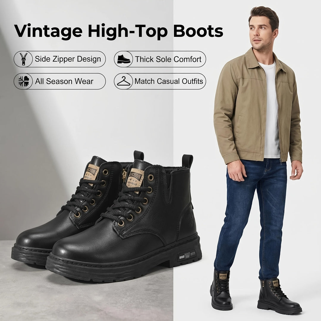 Archer | Robust Lace-Up Ankle Boots