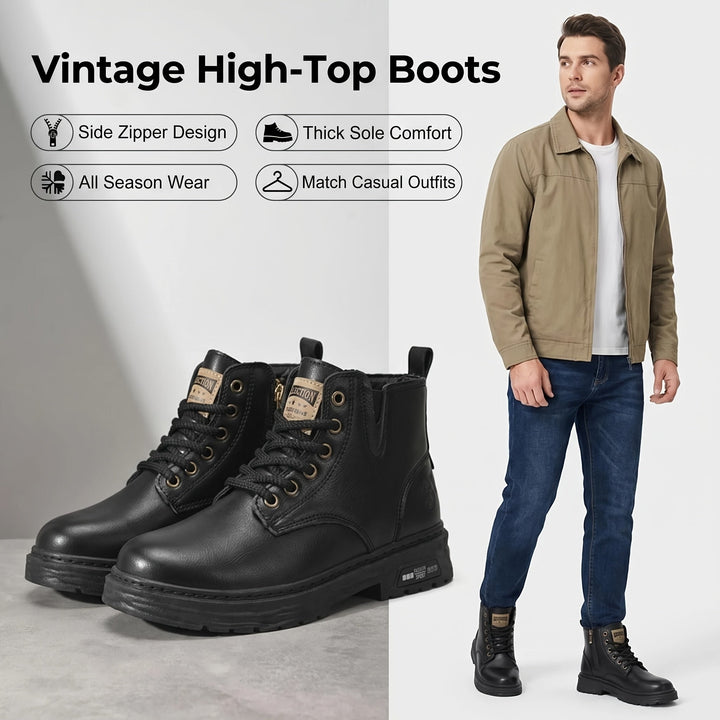 Archer | Robust Lace-Up Ankle Boots