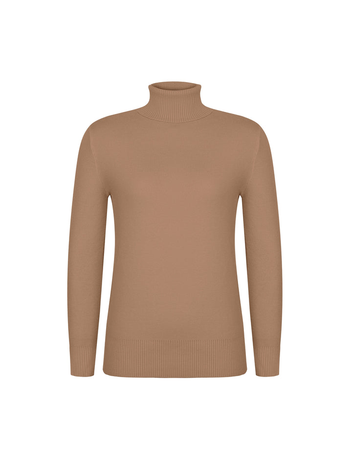 Selena | Cozy Lined High Neck Sweater