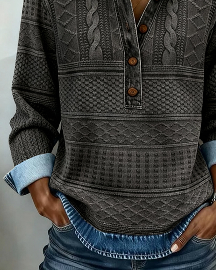 Ladies Cable Knit Sweater