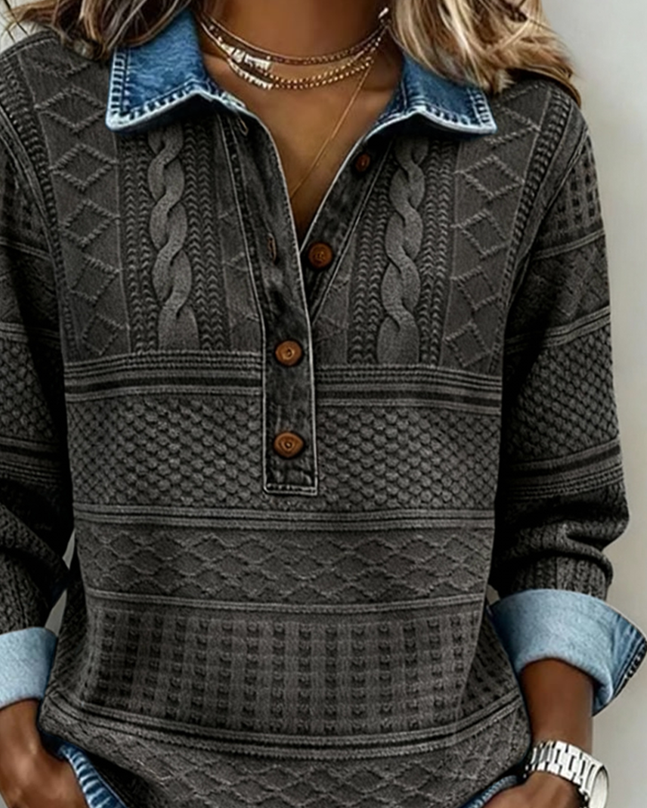 Ladies Cable Knit Sweater