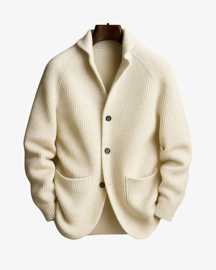 Elliot | Custom-Made Button-Front Knit Cardigan
