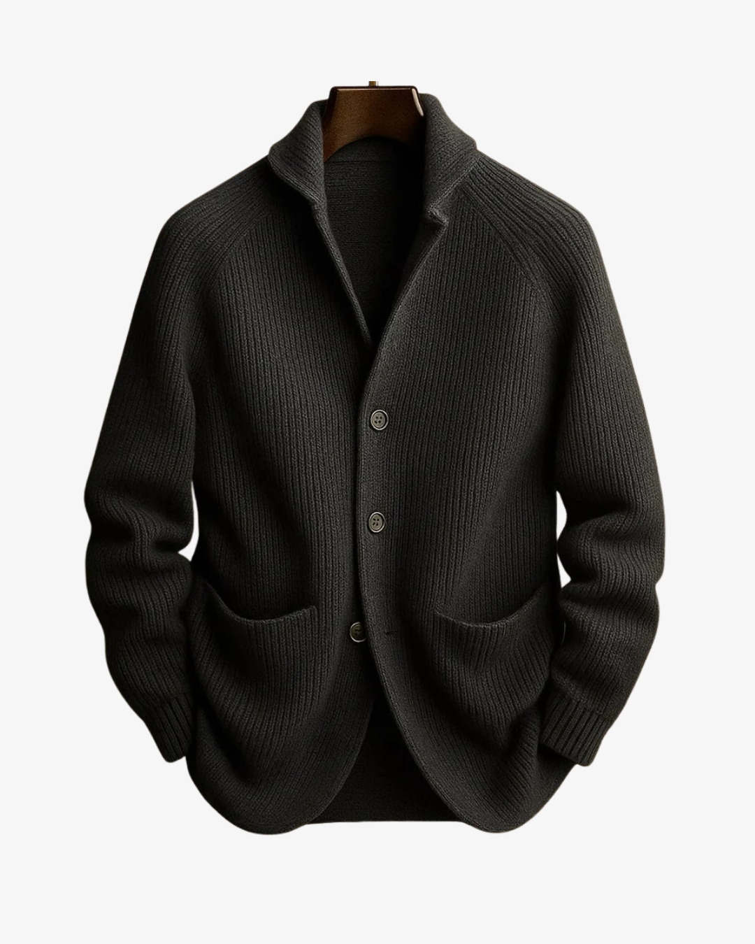 Elliot | Custom-Made Button-Front Knit Cardigan