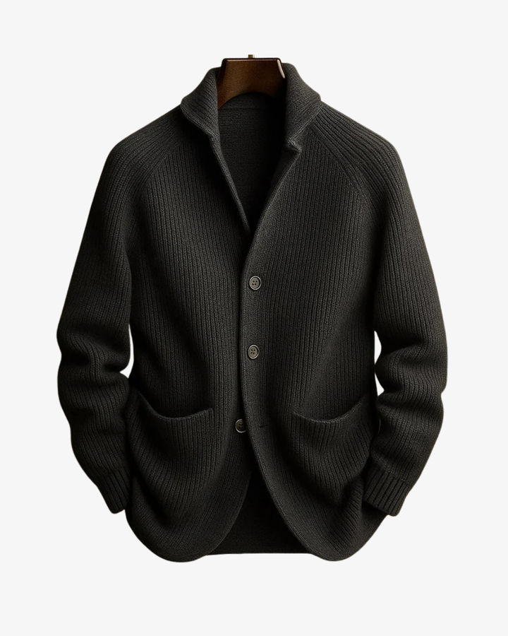 Elliot | Custom-Made Button-Front Knit Cardigan