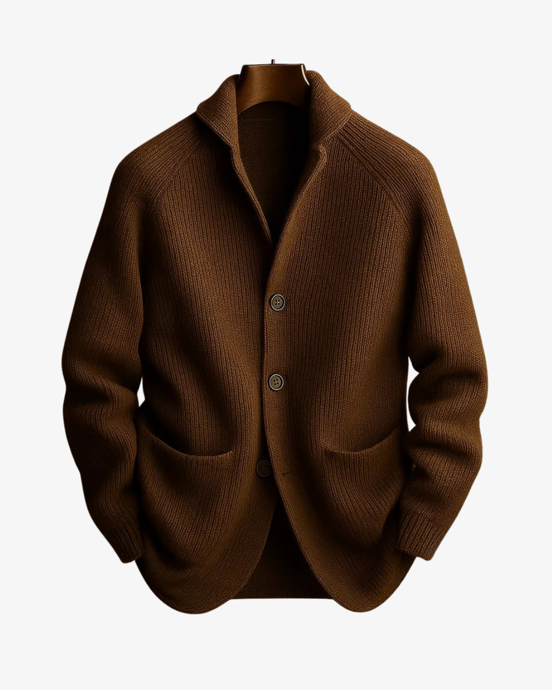 Elliot | Custom-Made Button-Front Knit Cardigan