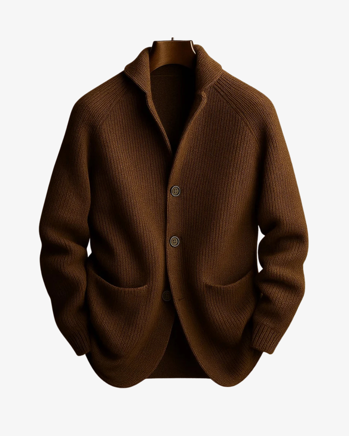 Elliot | Custom-Made Button-Front Knit Cardigan