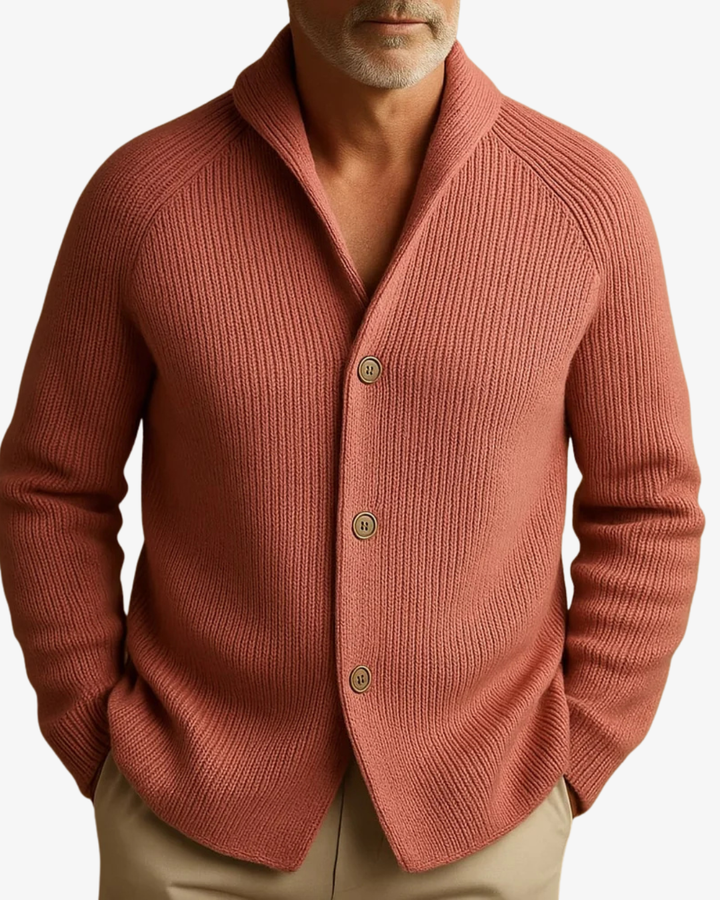 Elliot | Custom-Made Button-Front Knit Cardigan