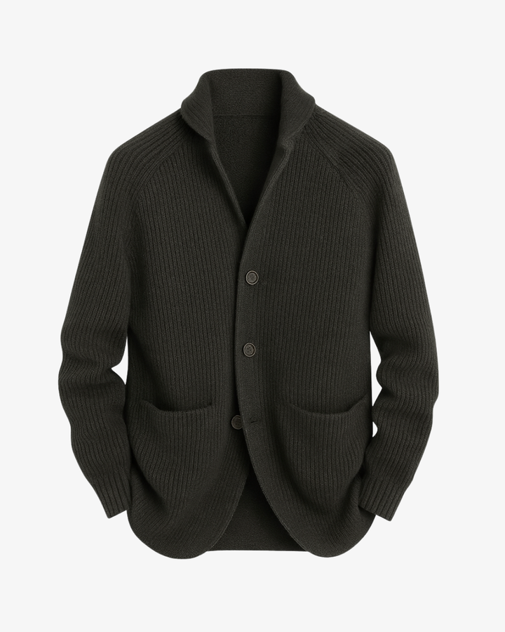 Elliot | Custom-Made Button-Front Knit Cardigan