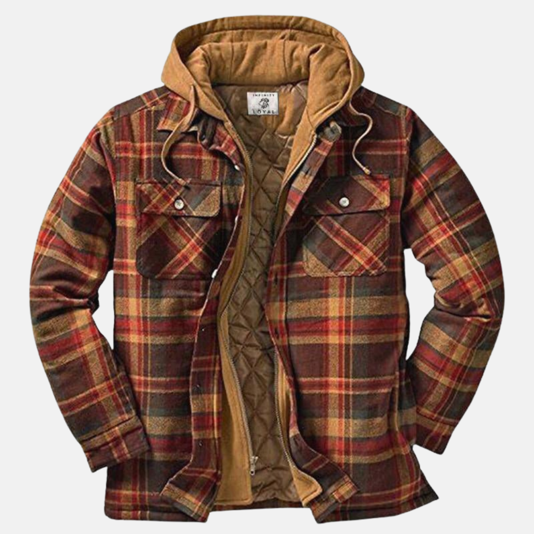 Rhett | Robust Checked Hoodie Jacket