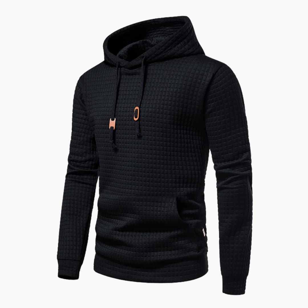 Women's Checked Hoodie with Cozy Hood