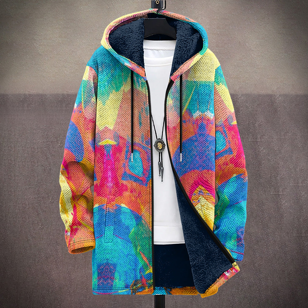MARIAH | VIBRANT 3D-PRINTED ELEGANT HOODIE