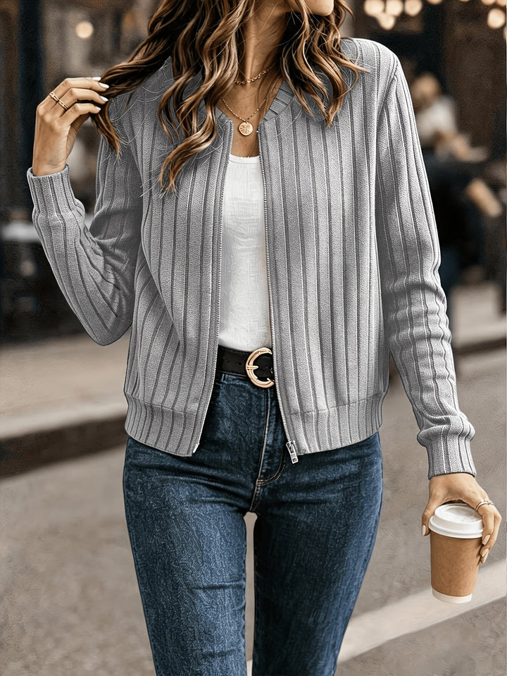 Blair | Ribbed Zip Jacket