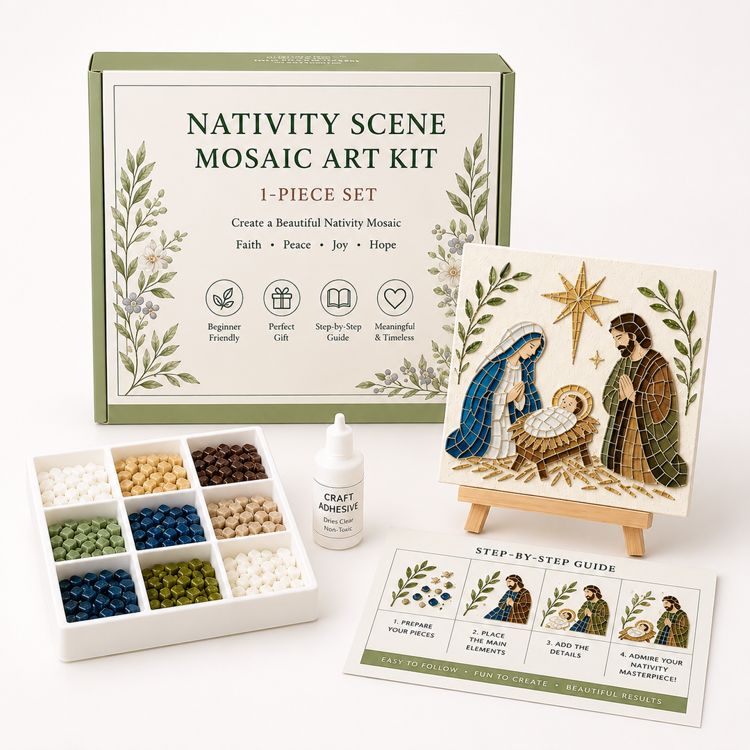 Isabella | Home Decor Plaque with Nativity and Star