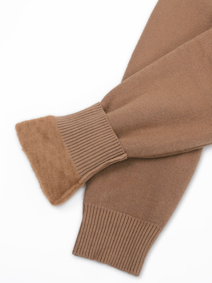Selena | Cozy Lined High Neck Sweater