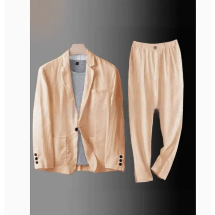 Rowan | Men's Two-Piece Suit with Lapels and Pockets