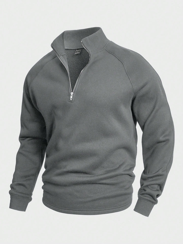 Men's Classic Half-Zip Pullover Sweater