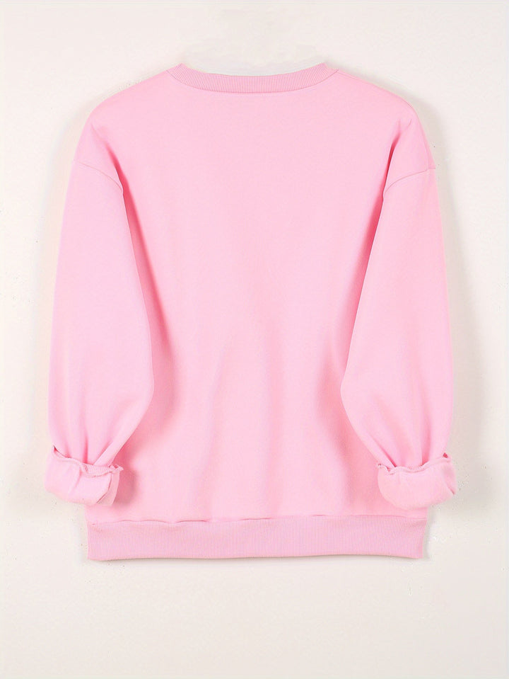 ZOEY – DOUBLE HEART GRAPHIC SWEATSHIRT