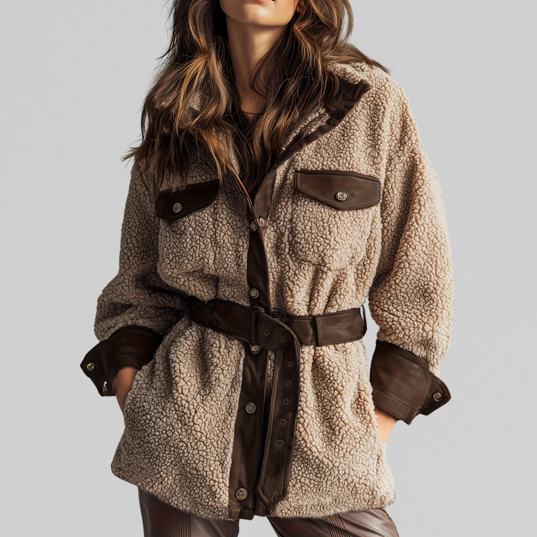 Bridget | Teddy Jacket with Belt