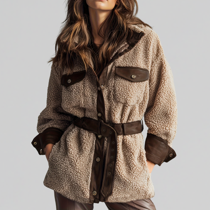 Bridget | Teddy Jacket with Belt