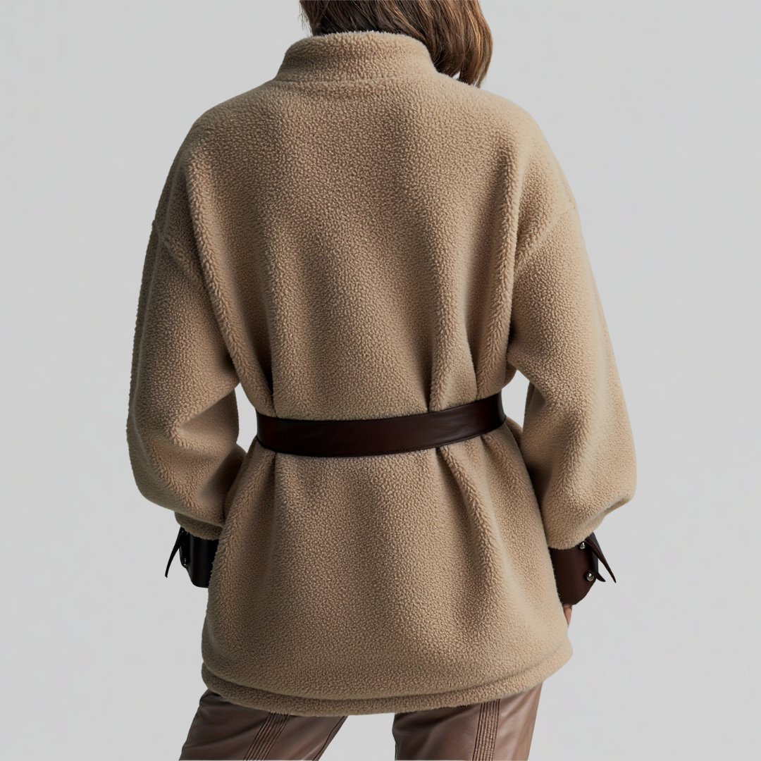 Bridget | Teddy Jacket with Belt