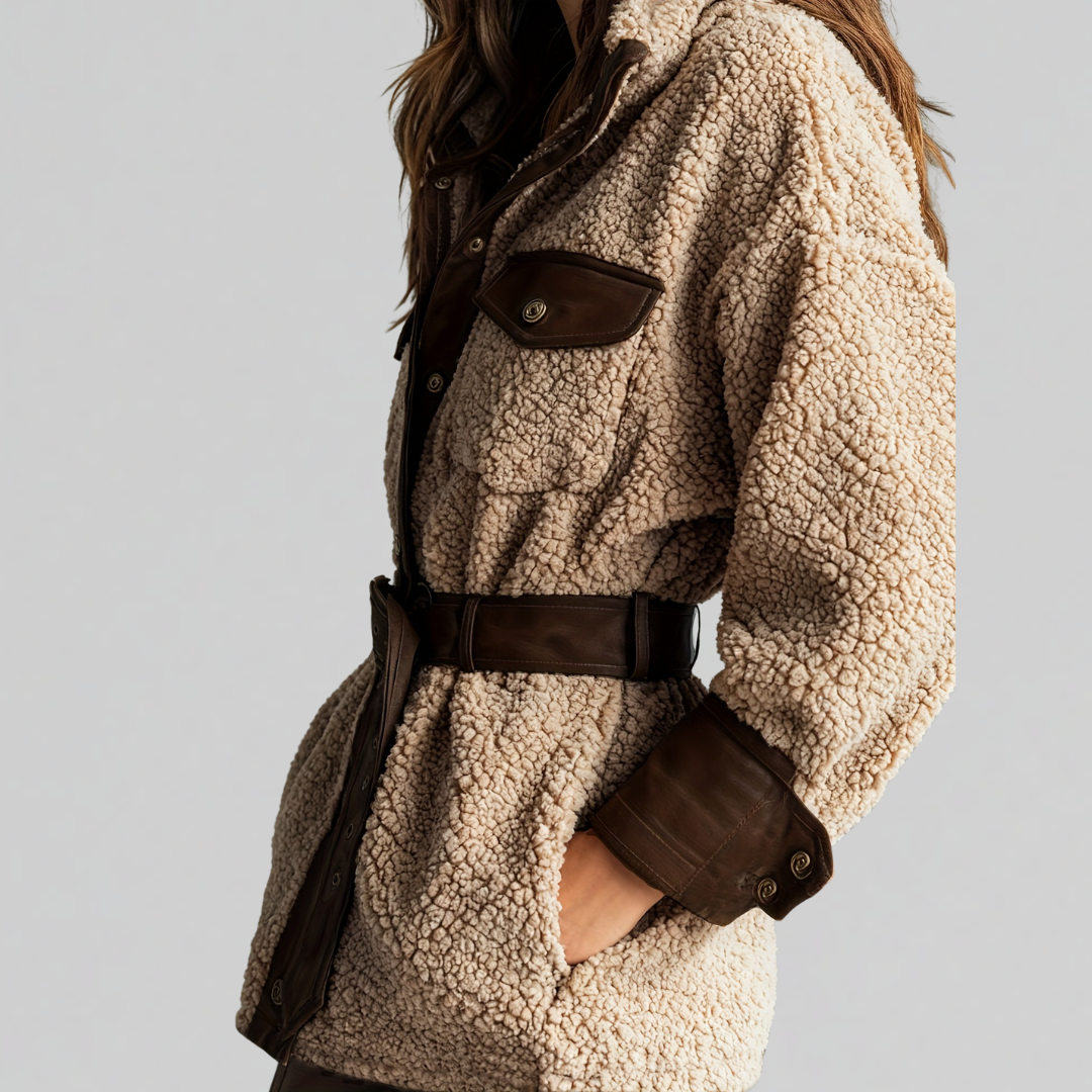 Bridget | Teddy Jacket with Belt