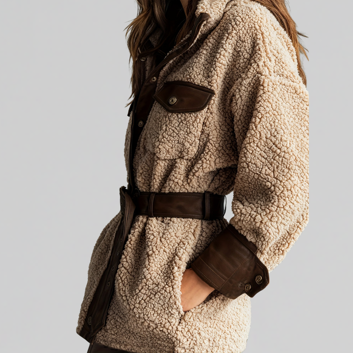 Bridget | Teddy Jacket with Belt