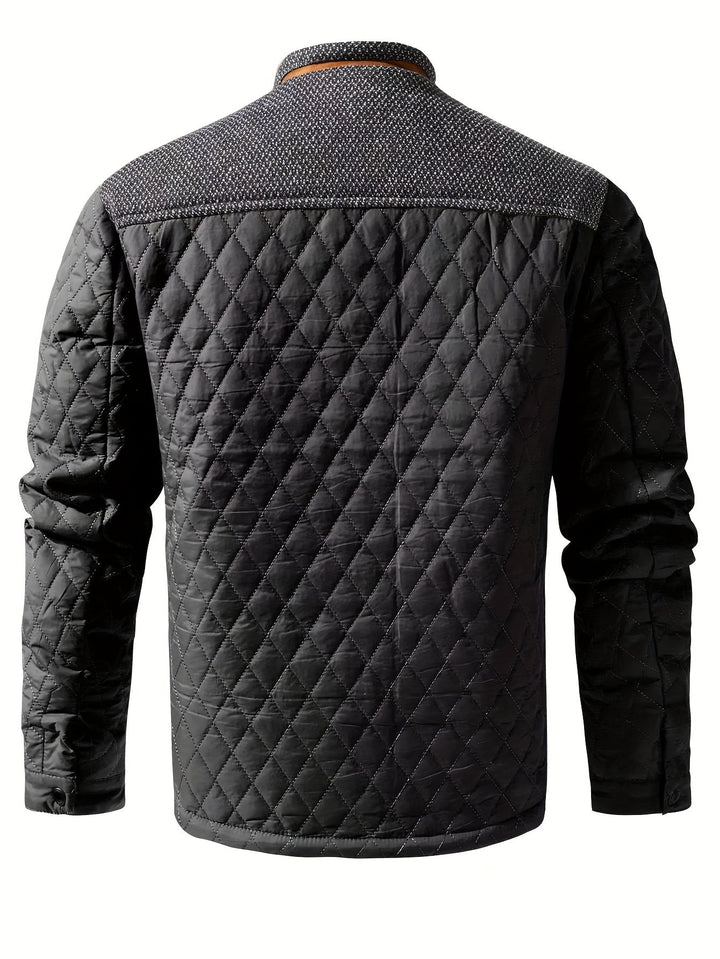 Gideon | Quilted Stand Collar Jacket