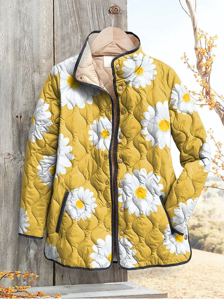 Ladies' Jacket with Charming Daisy Pattern