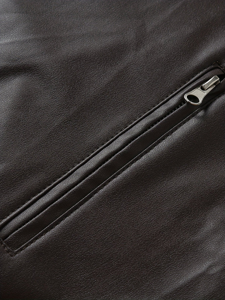 Roman | Stand Collar Moto Jacket