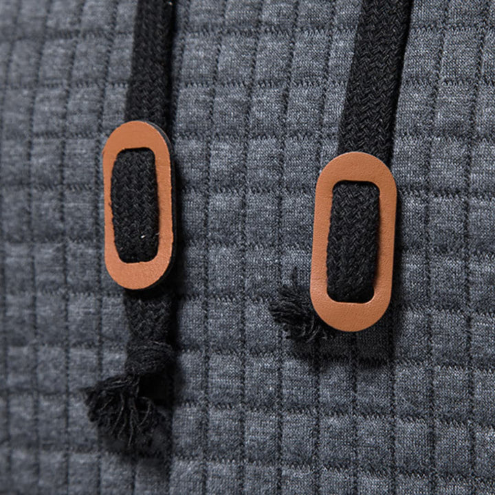 Women's Checked Hoodie with Cozy Hood