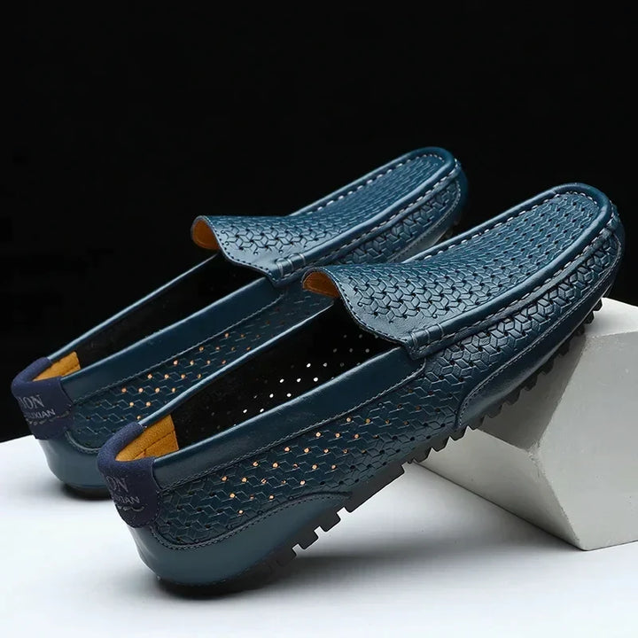 Edmond Genuine Leather Slip-Ons