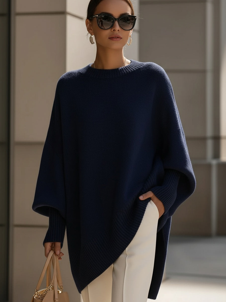 AVA – ASYMMETRICAL OVERSIZED SWEATER