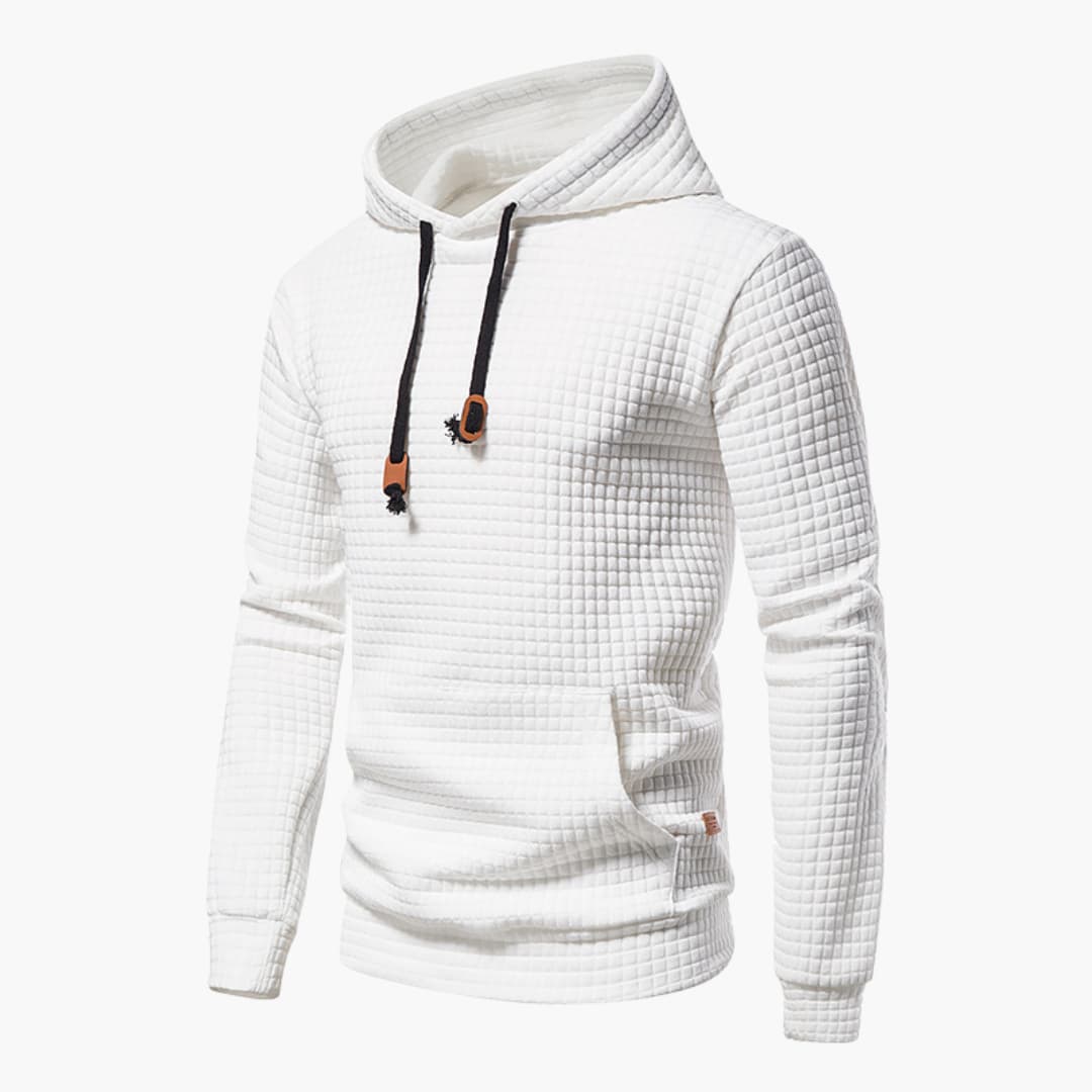 Women's Checked Hoodie with Cozy Hood