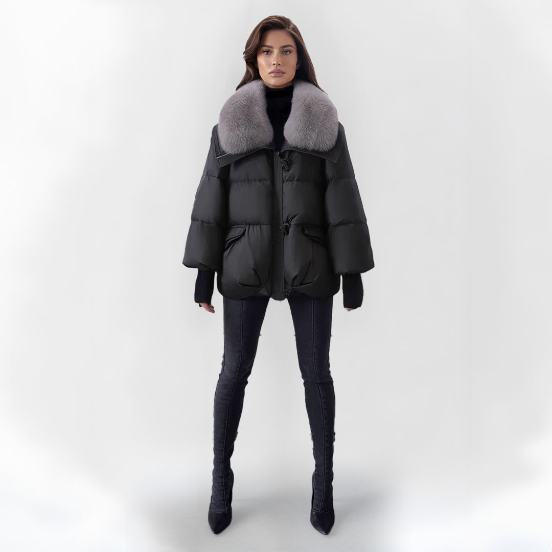 Monika - The Elegant Faux Fur Coat
