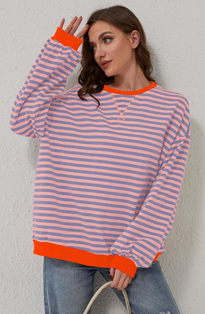 Manie - Striped Oversized Sweater