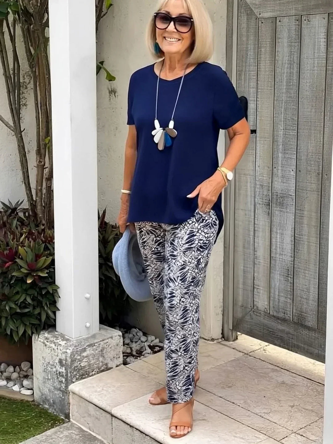 Haven | Lightweight Summer Set with Short Sleeve Top