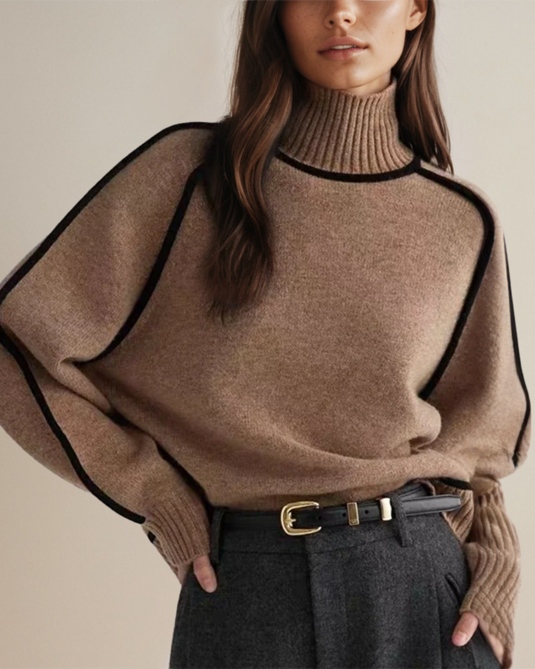 JULIA | PULLOVER WITH TURTLENECK
