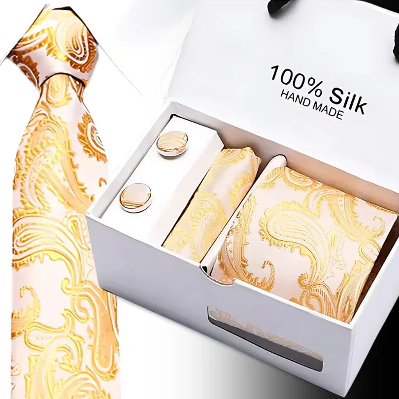 TieBox | Luxe Silk Tie Gift Set for Men