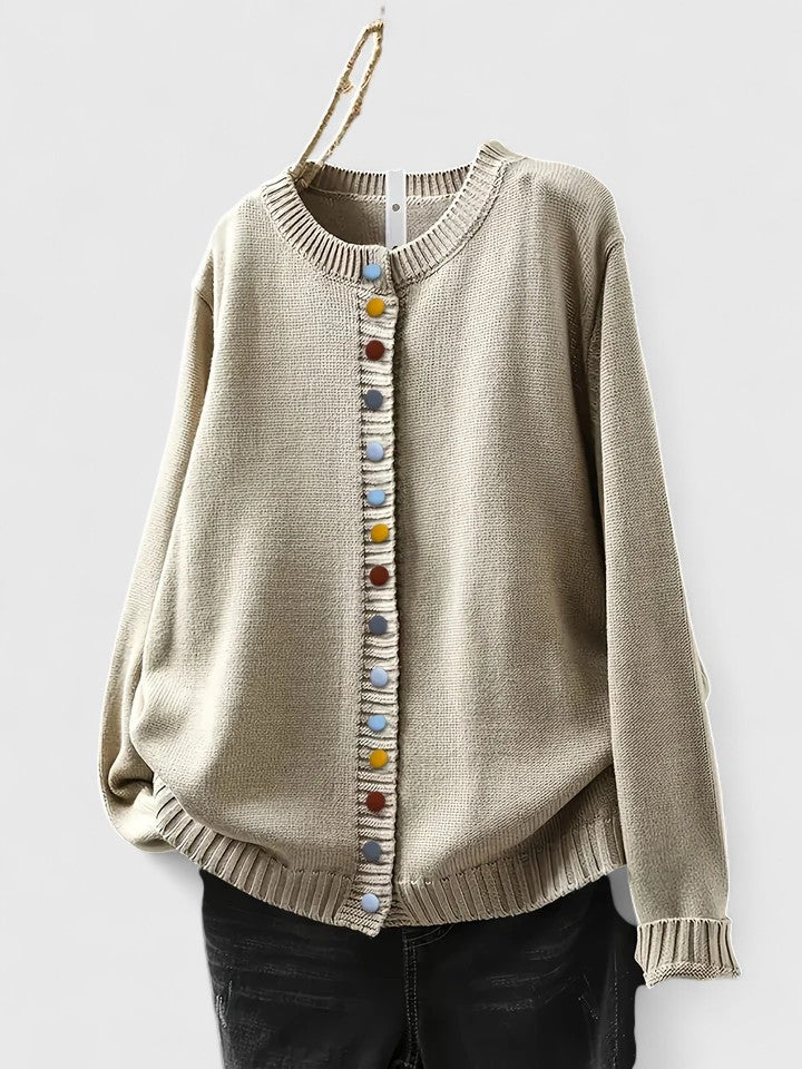 DAISY – PLAYFUL BUTTON CARDIGAN