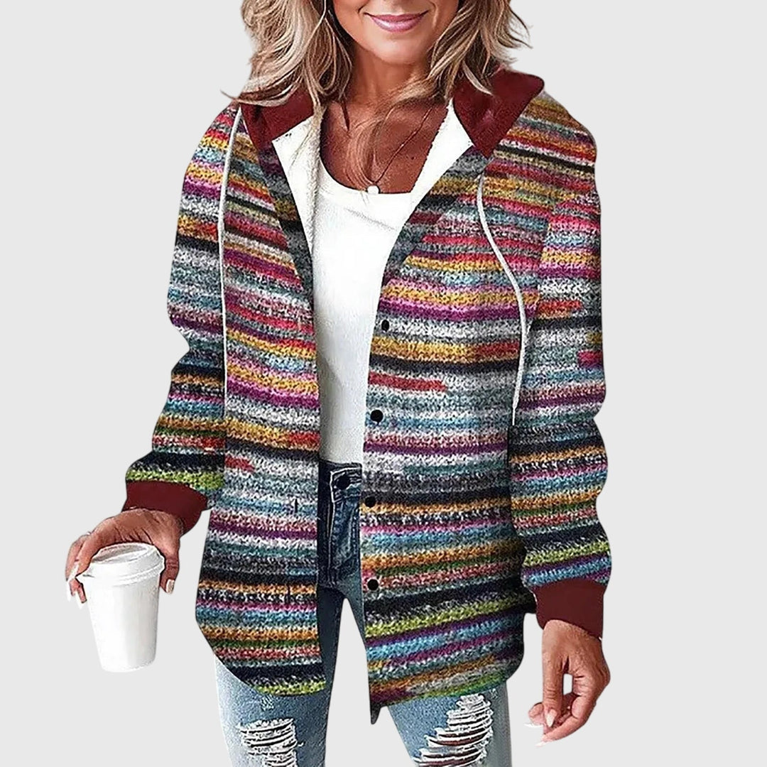 Martina | Women's Mesh Button Closure Jacket