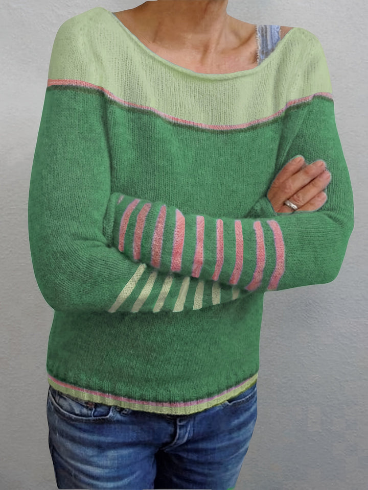 Francesca | Color-Block Bootneck Sweater