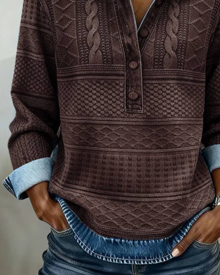 Ladies Cable Knit Sweater