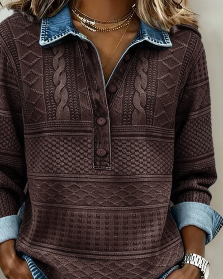 Ladies Cable Knit Sweater